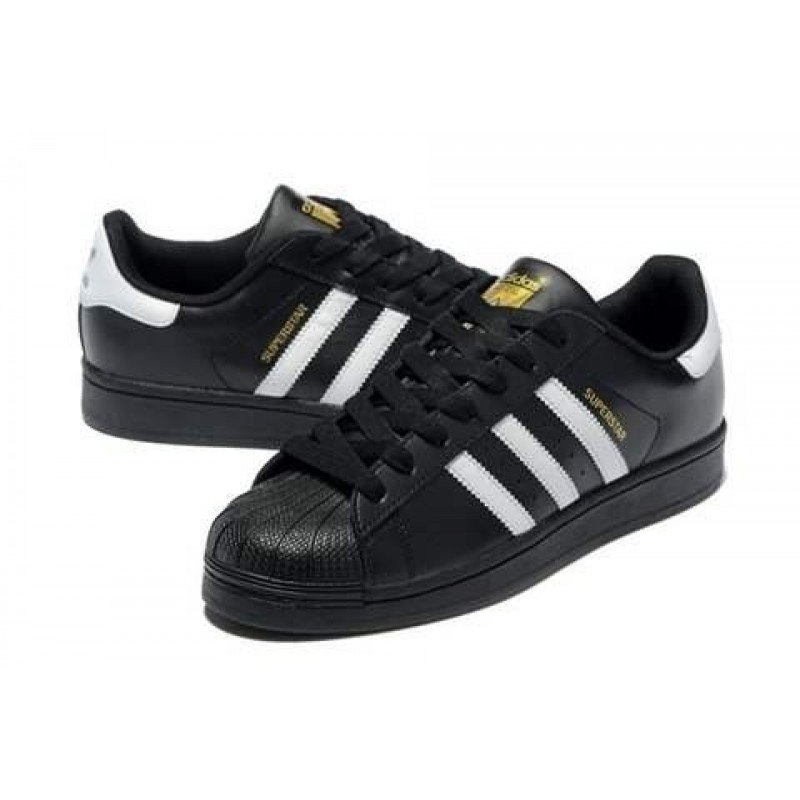 Tênis Adidas Super Star Preto Jeans